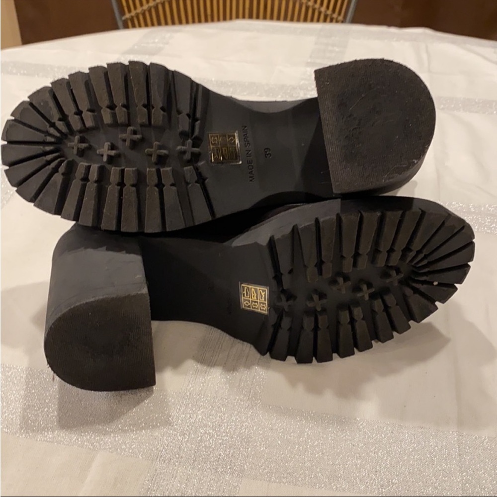 Free people Dylan black suede combat boots - Picture 7 of 9